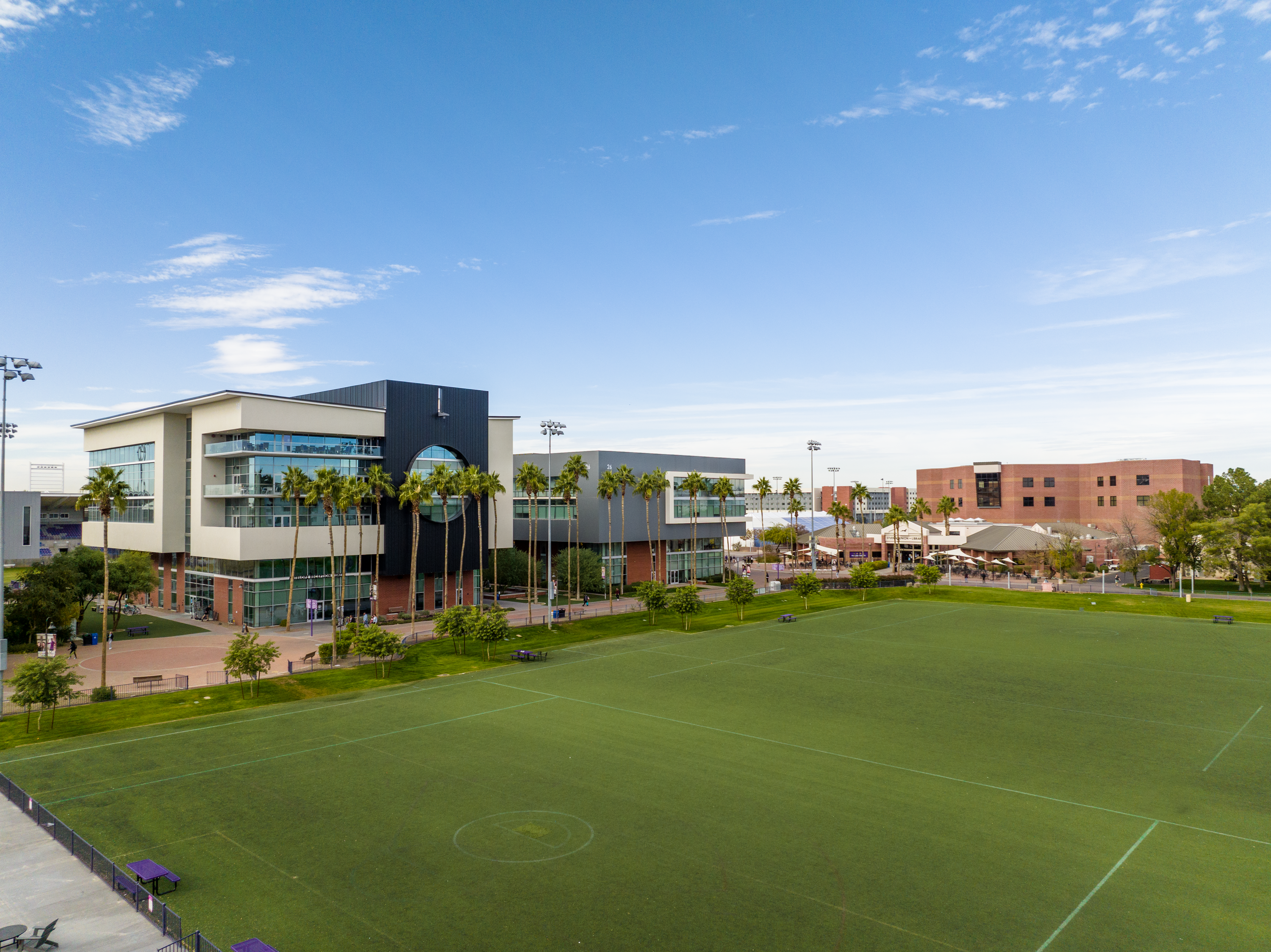 aerial picture of GCU's campus
