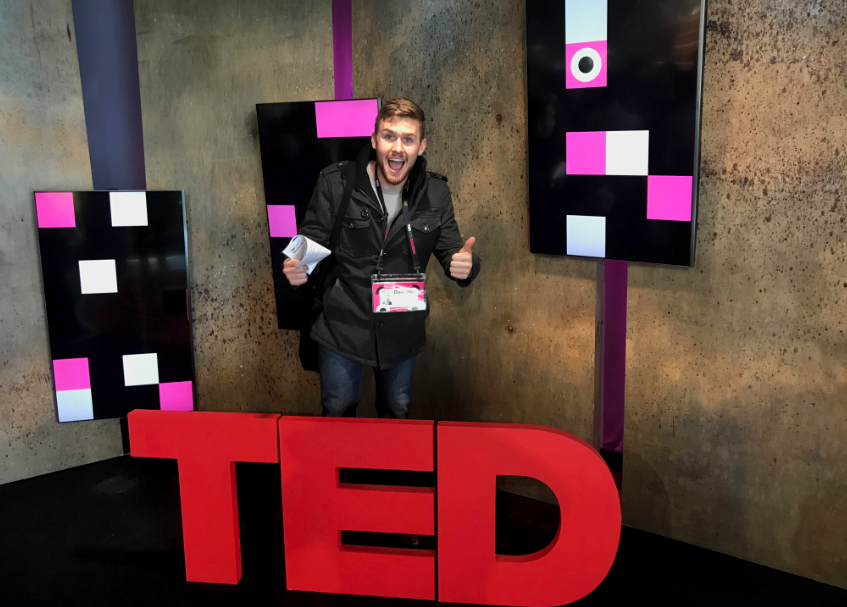 dominic pachuilo at a TED Talk